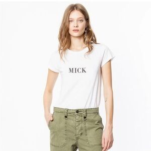 Zadig & Voltaire “Mick” Lightweight Cotton and Modal Tshirt. Short sleeve. SizeL